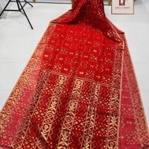 Premium Quality Half Silk Jamdani Saree